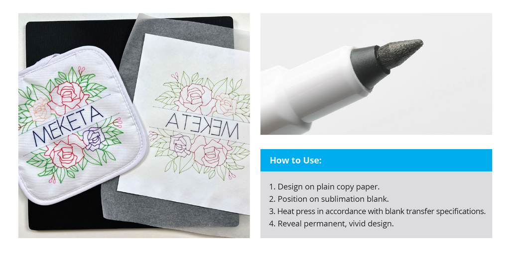 Artesprix Sublimation Markers - Iron-on Ink - Fine Point