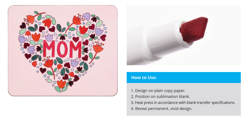 Artesprix Sublimation Markers - Iron-on Ink - Pastel Chisel Tip