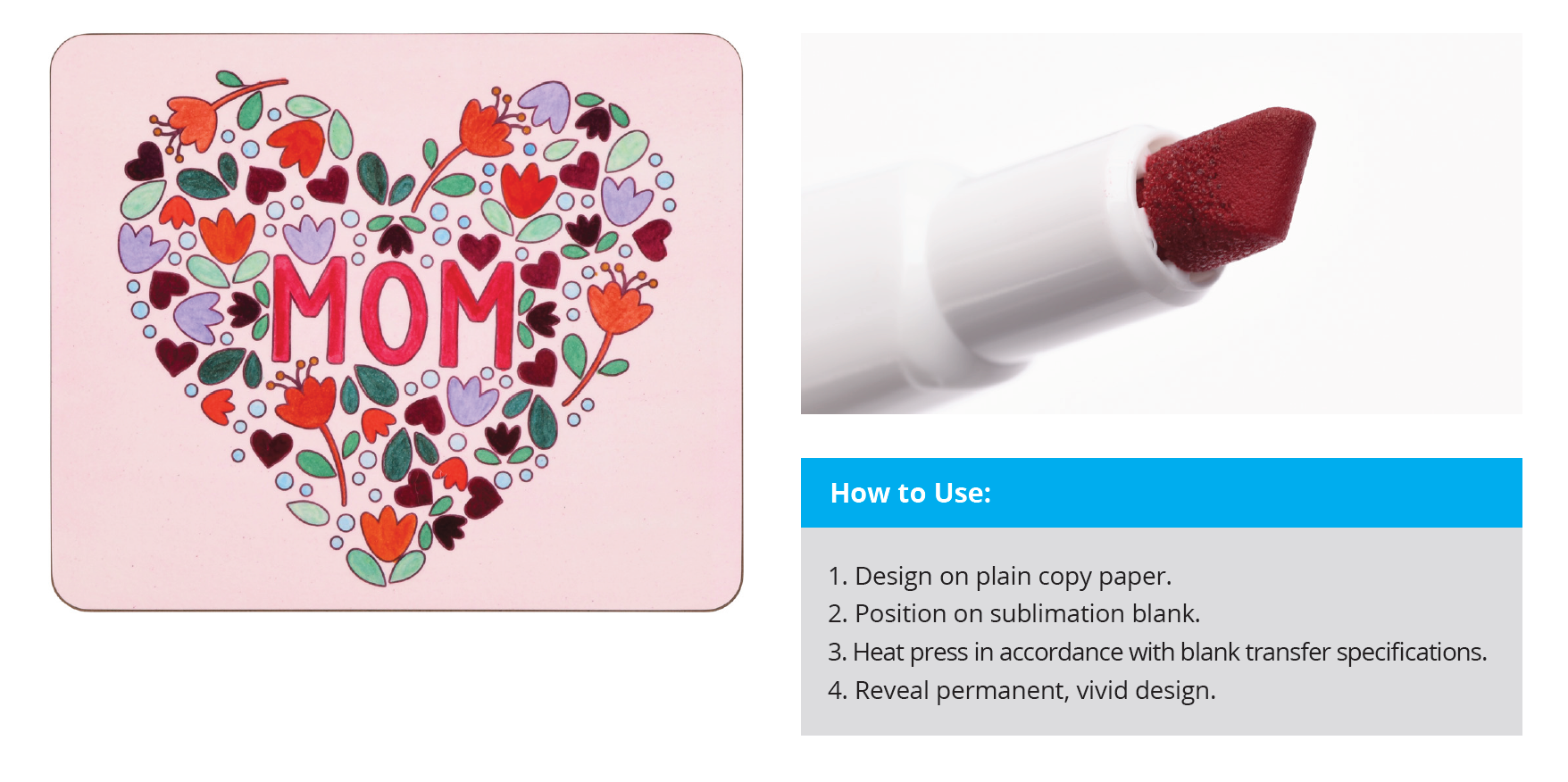 Artesprix Sublimation Markers - Iron-on Ink - Pastel Chisel Tip