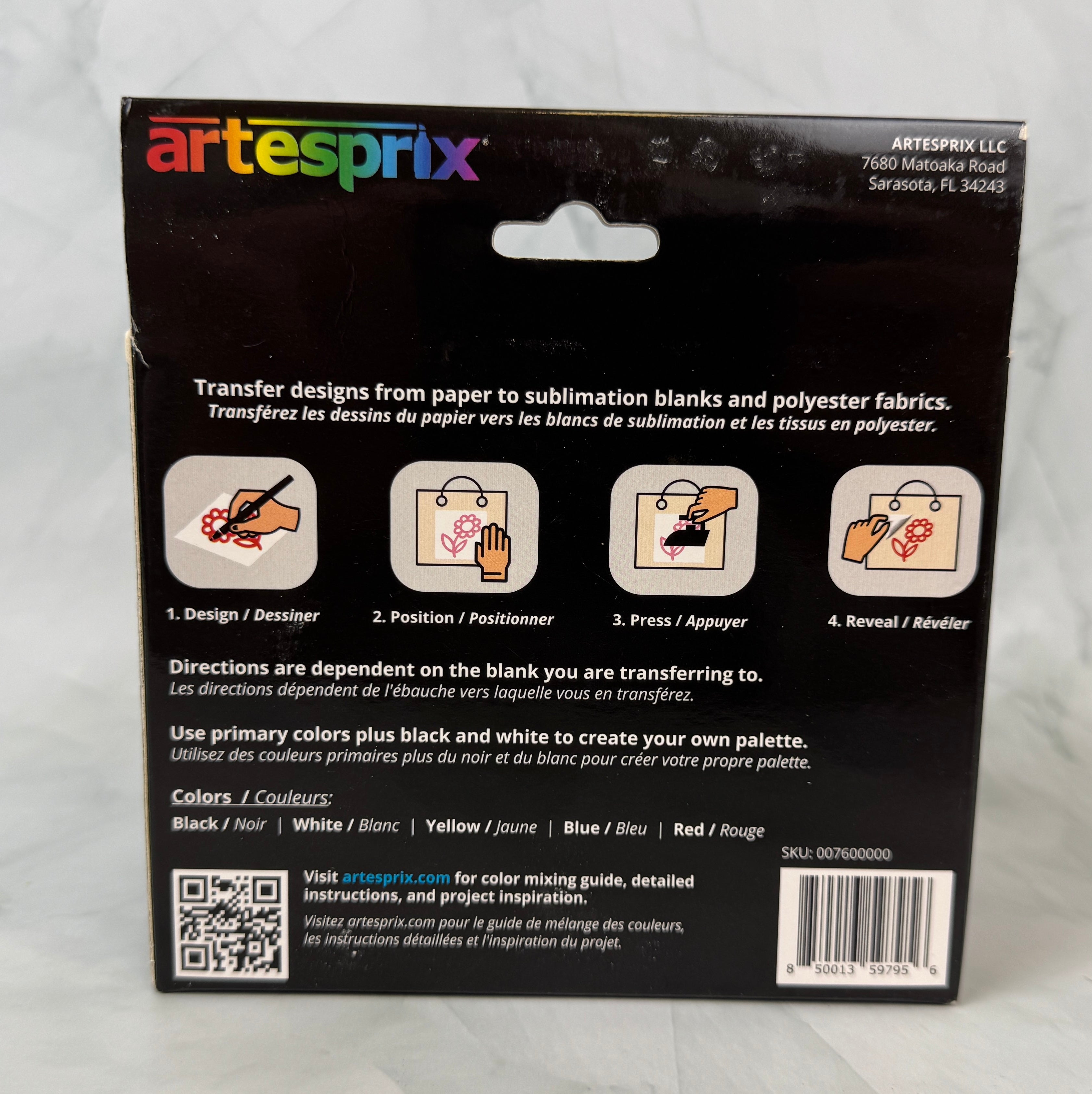 Artesprix Sublimation Paint Set
