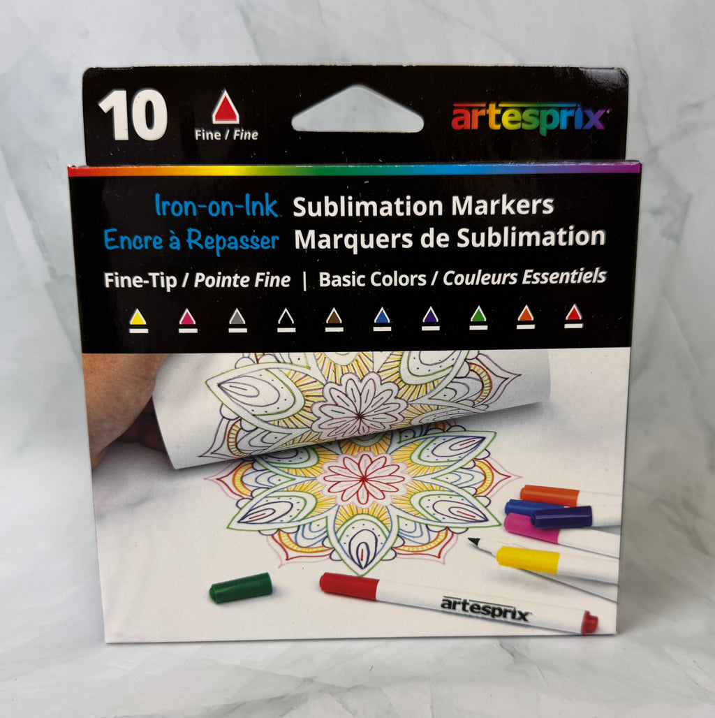 Artesprix Sublimation Markers - Iron-on Ink - Fine Point
