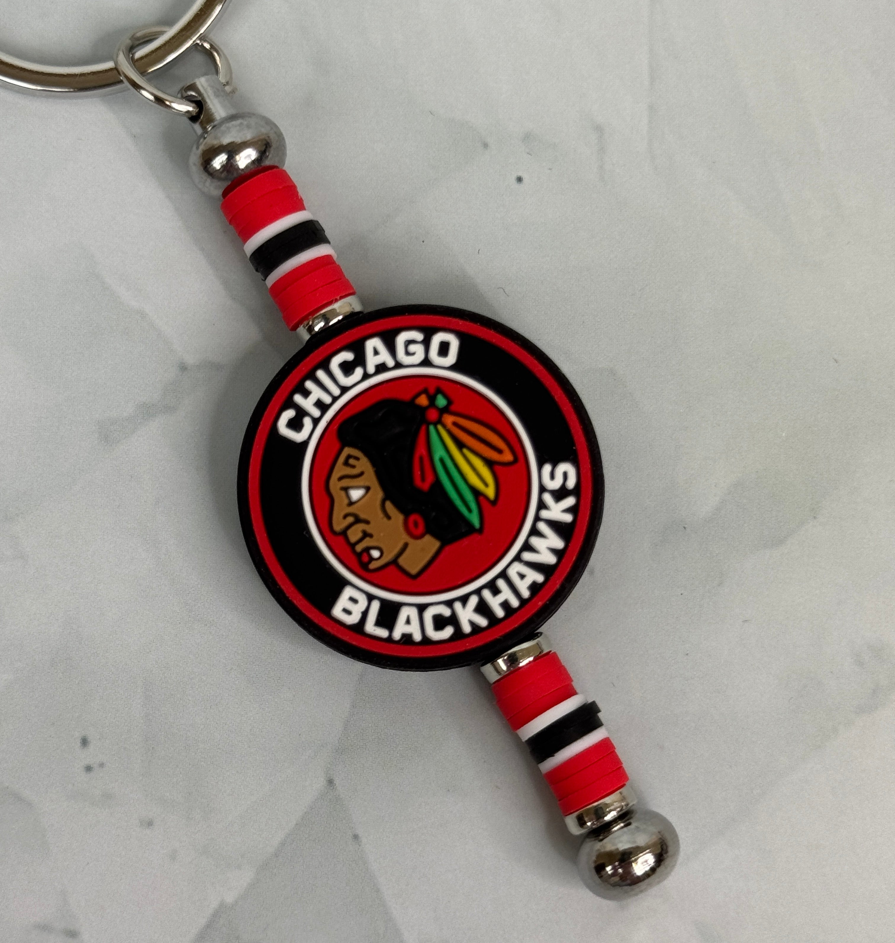 Team Spirit Key Chains - Chicago - Bears - Cubs - Blackhawks